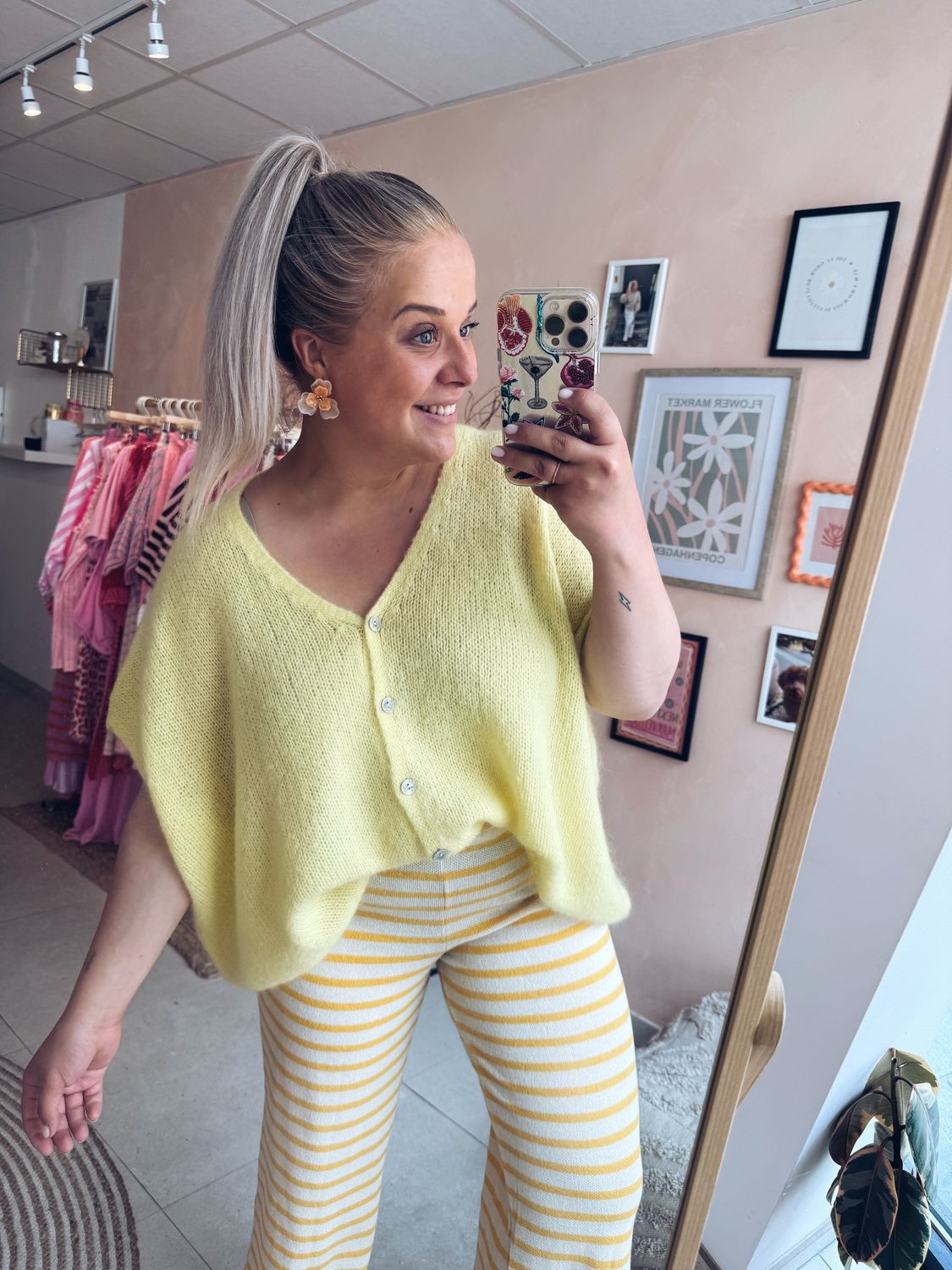 Capucine Pantalon Geel