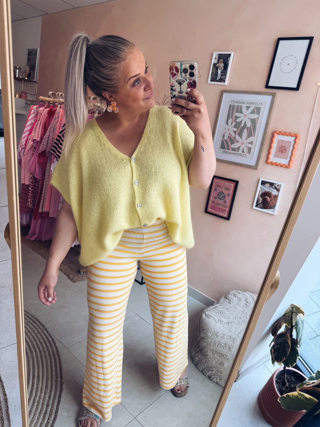 Capucine Pantalon Geel