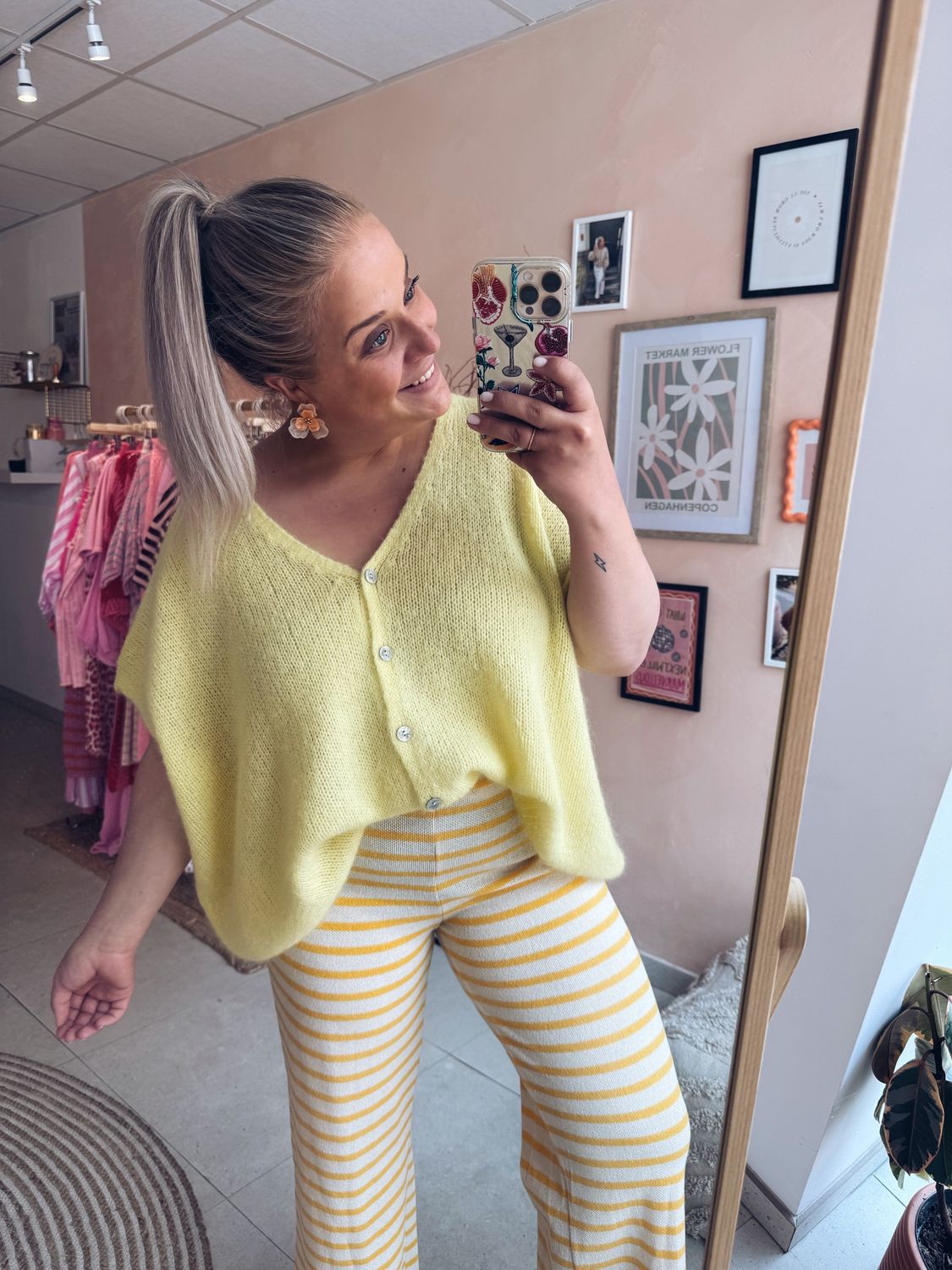 Capucine Pantalon Geel