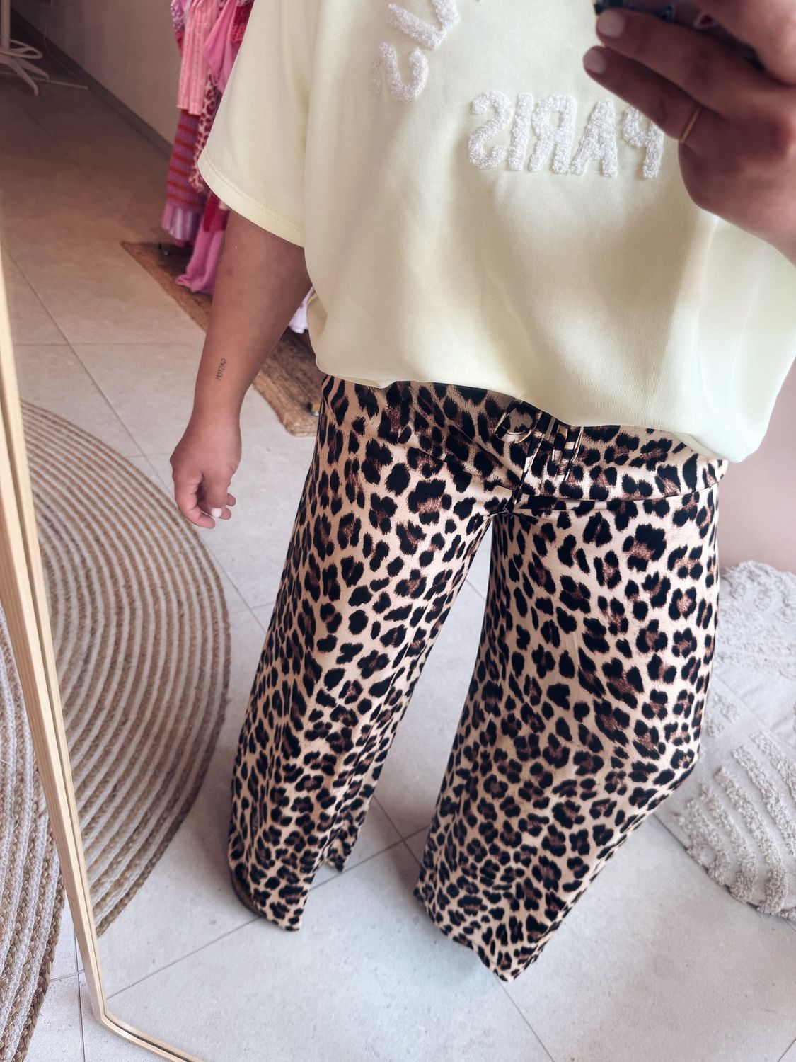 Buna Leopard Pantalon Clair