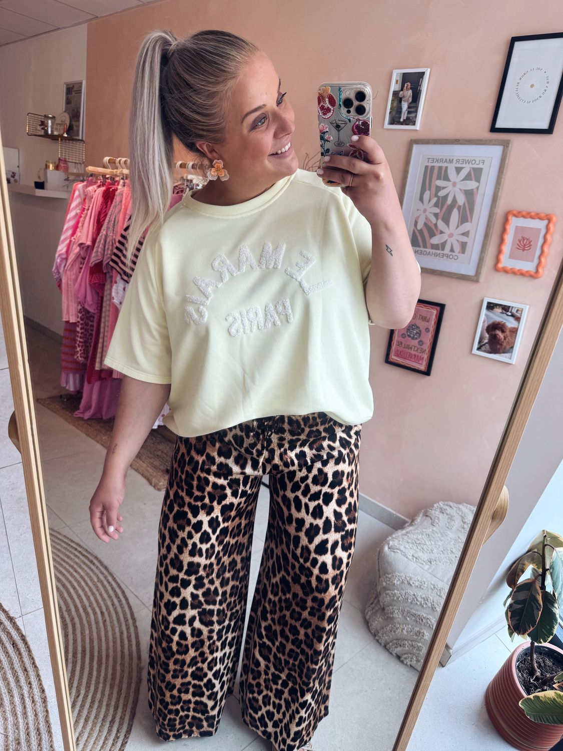Buna Leopard Pantalon Dark