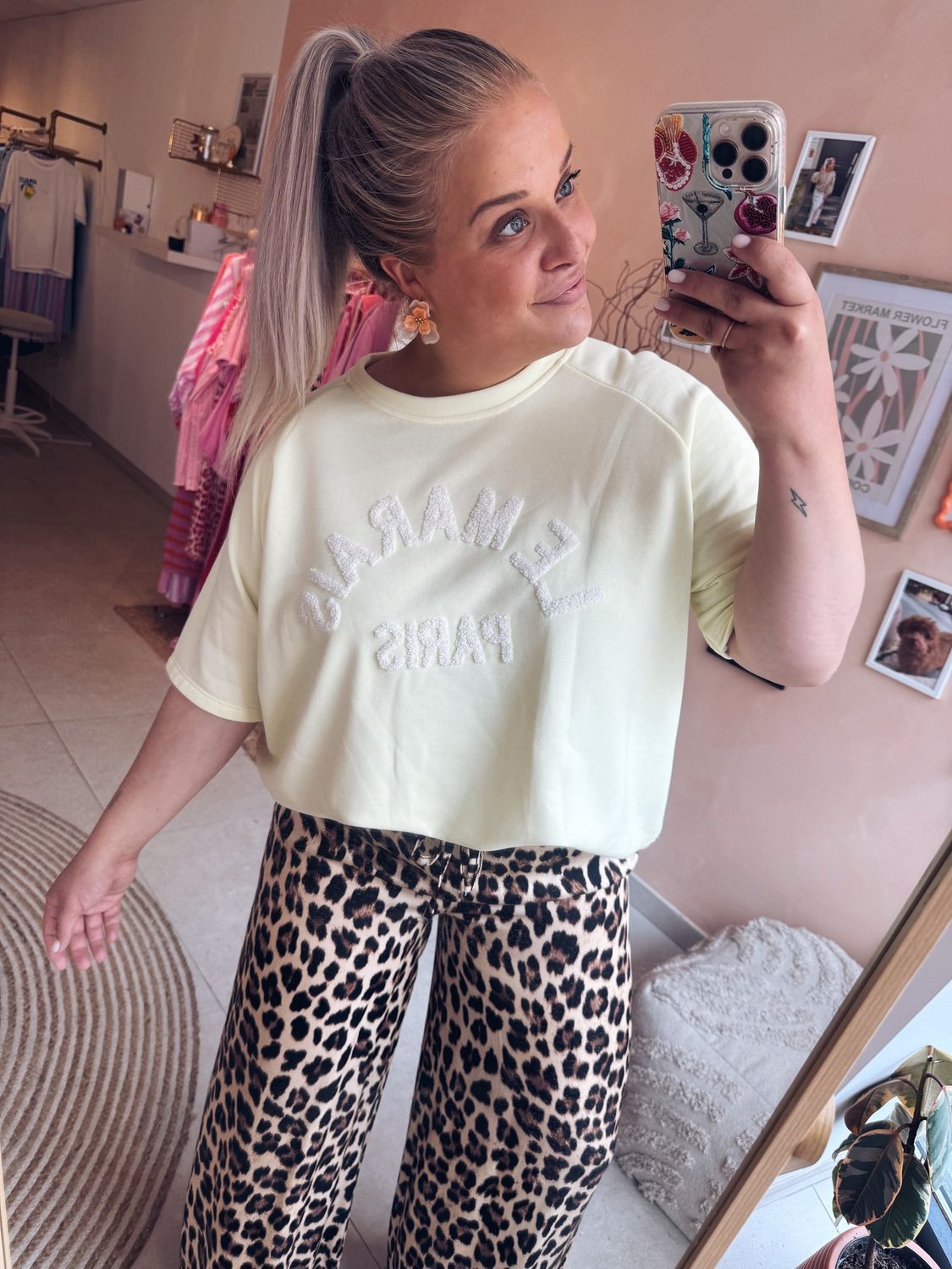Buna Leopard Pantalon Clair