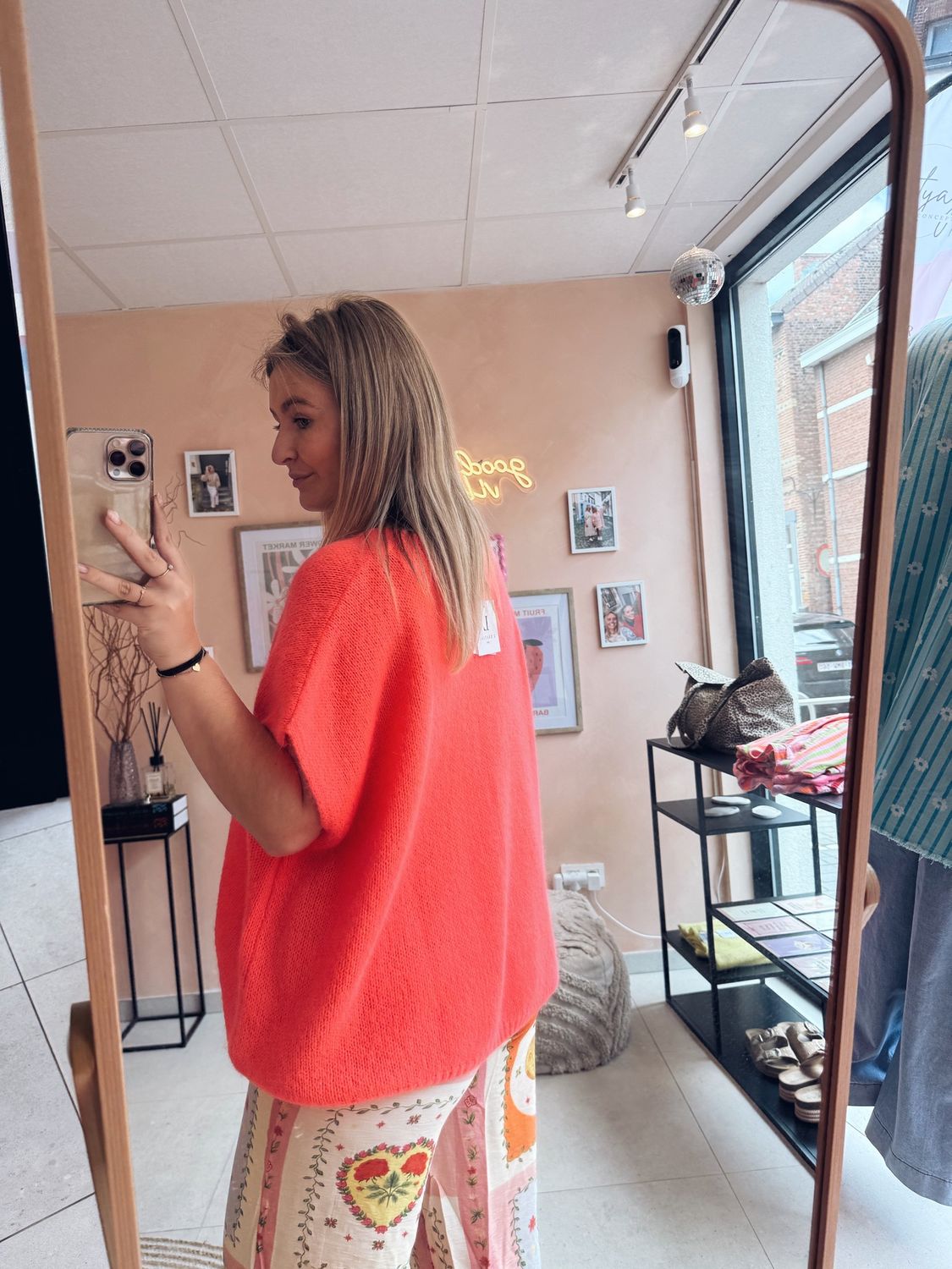 Maline Knit Koraal