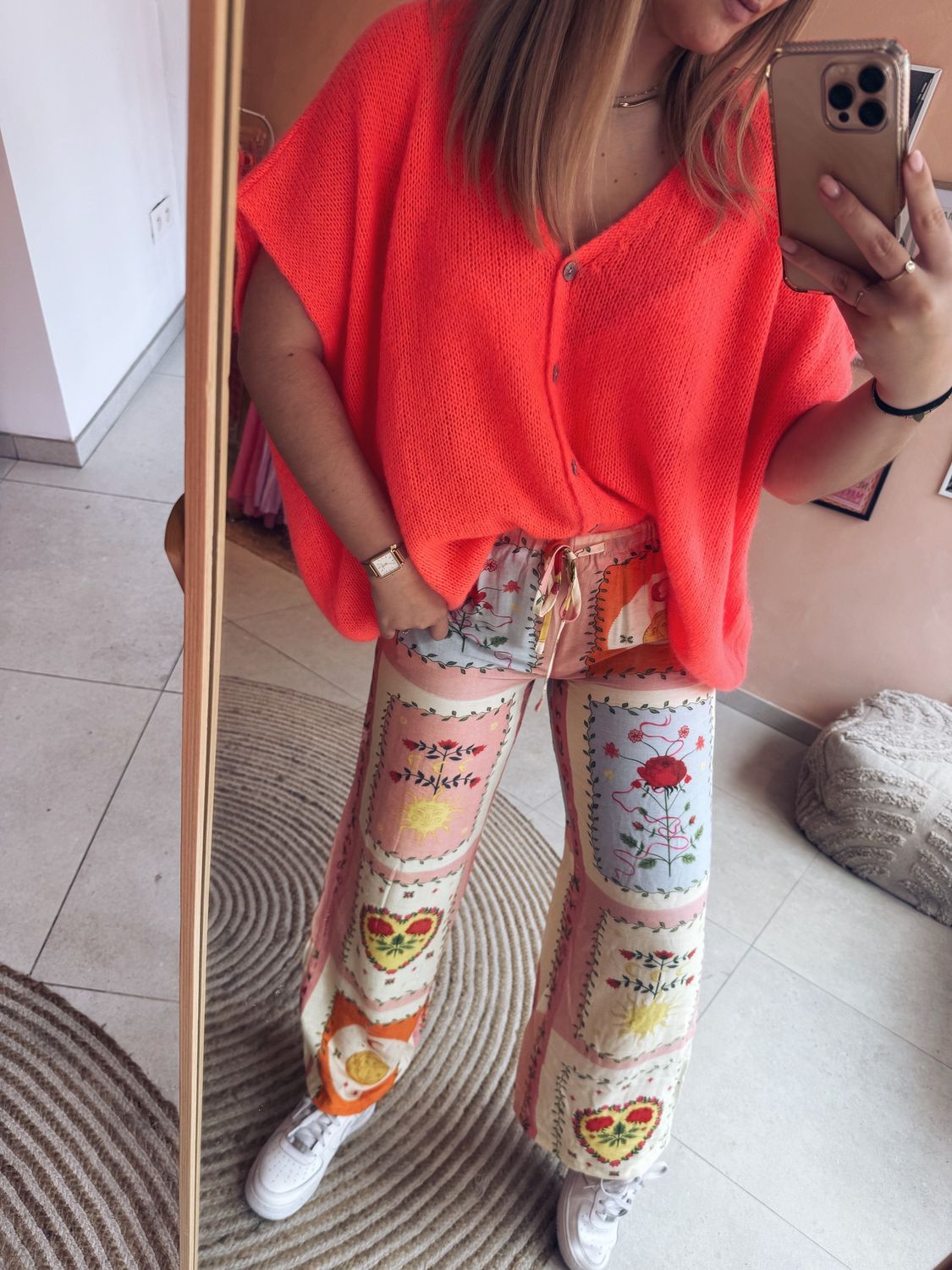 Maline Knit Koraal