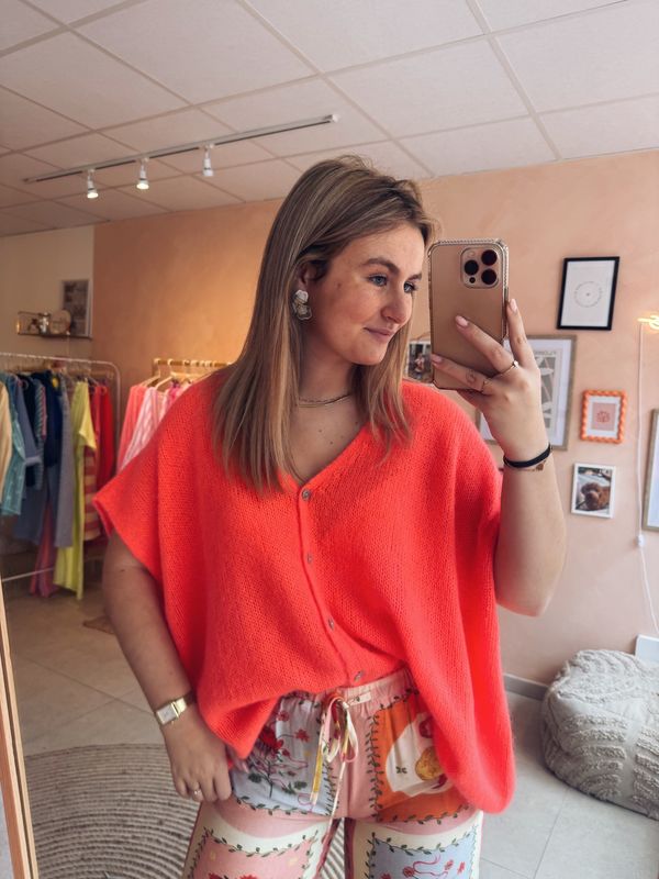 Maline Knit Koraal