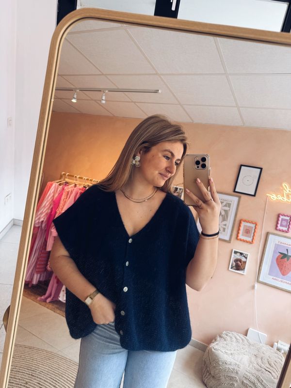 Maline Knit Kobaltblauw