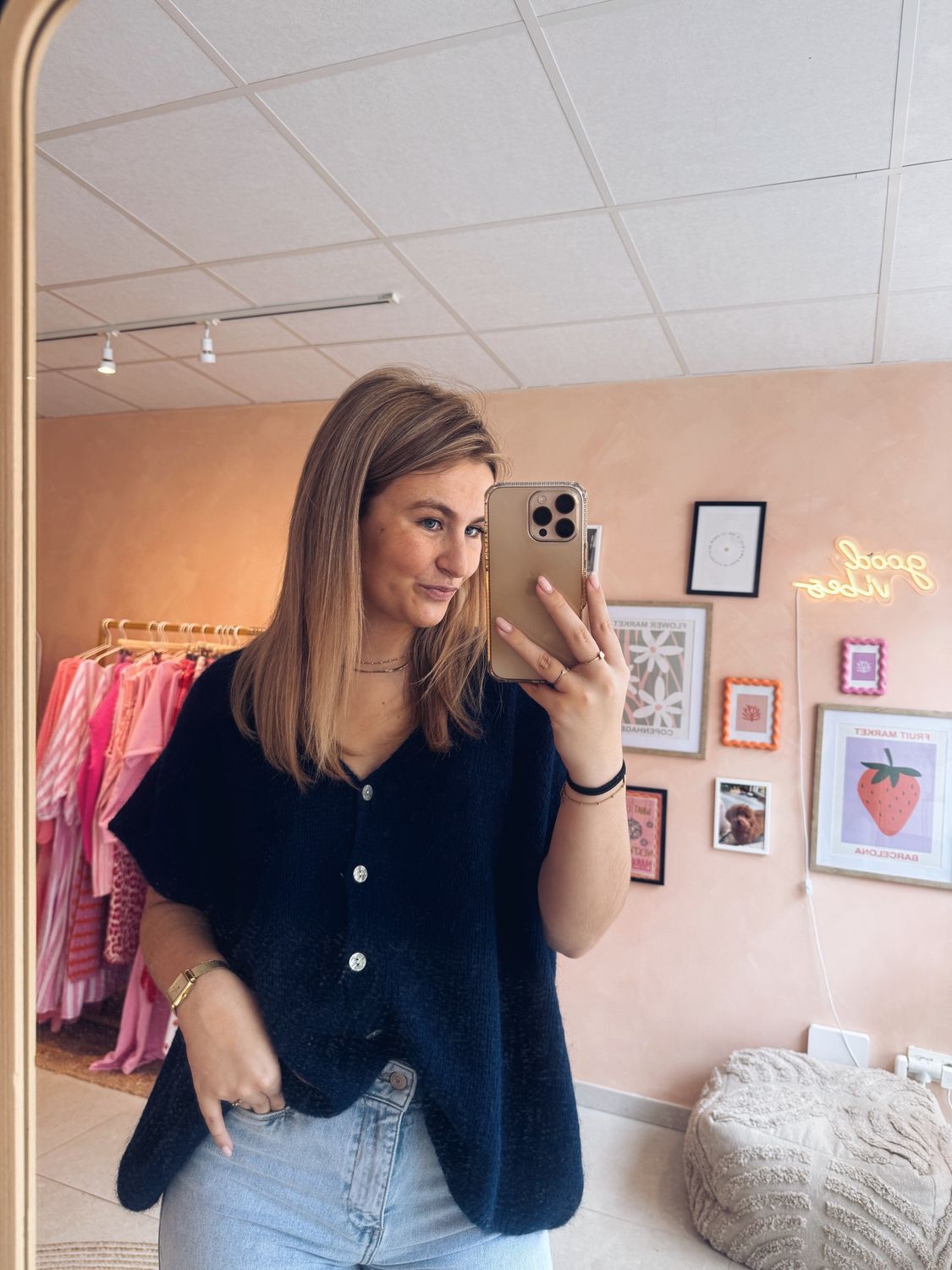 Maline Knit Kobaltblauw