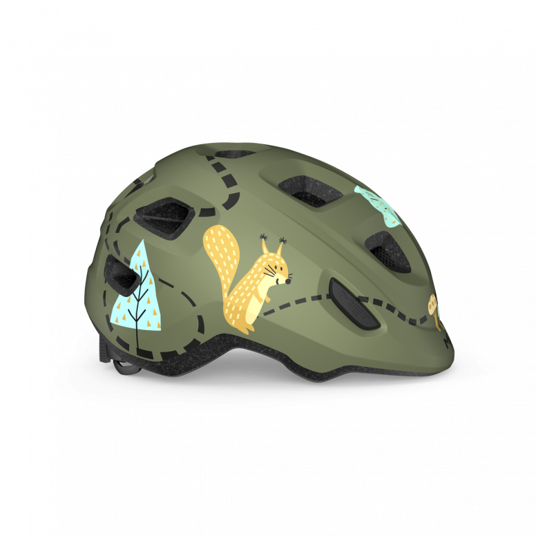 Met Hooray Kid&#39;s Helmet, Colour: Forest, Size: XS