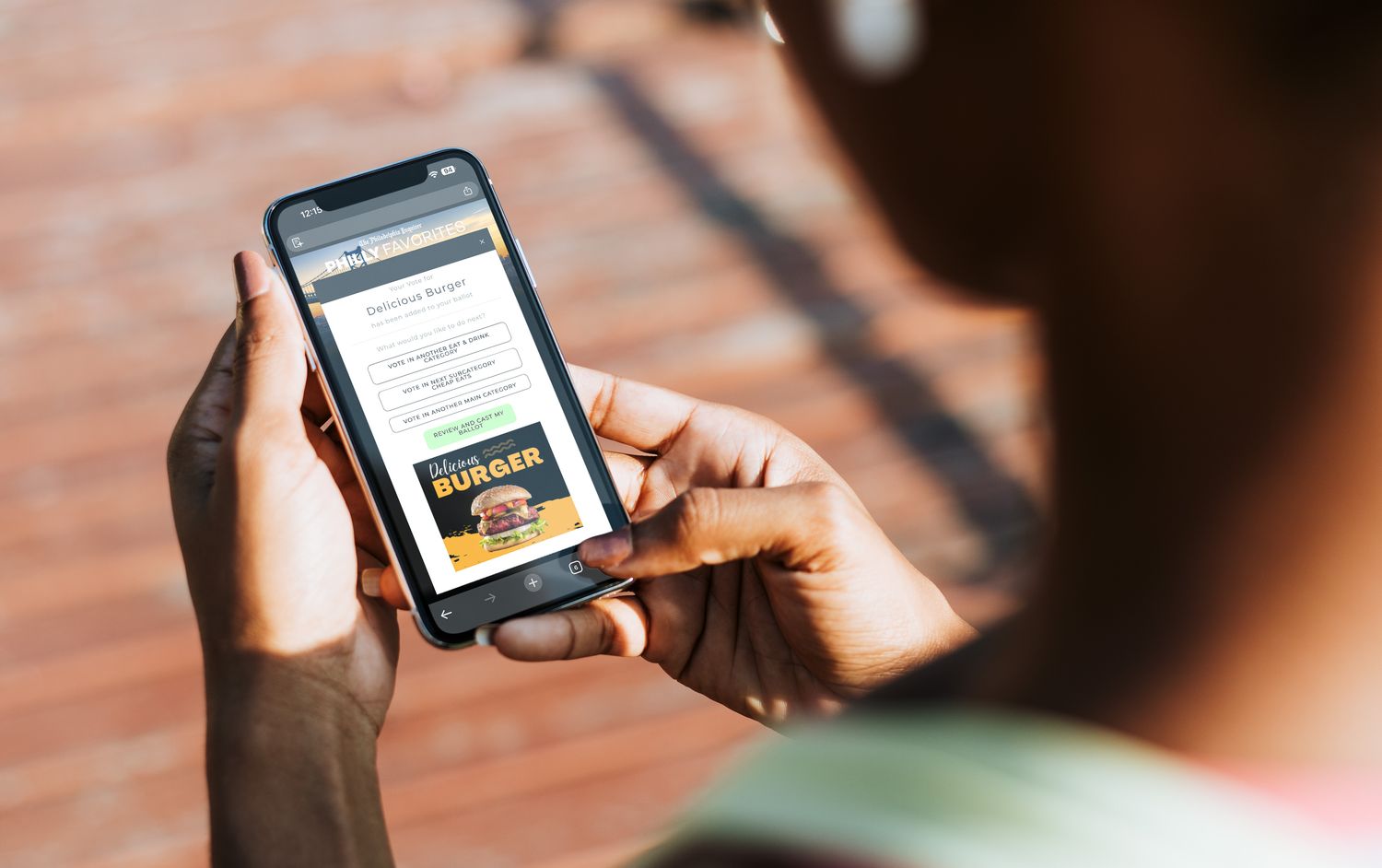 Voting Navigation Ad