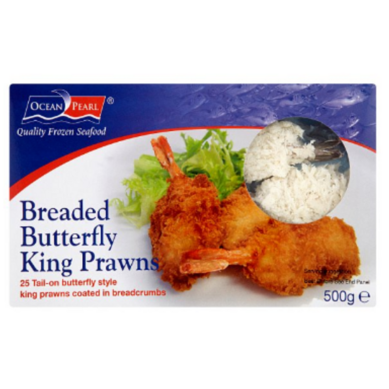 Breaded King Prawns 500g (20/22 box) .