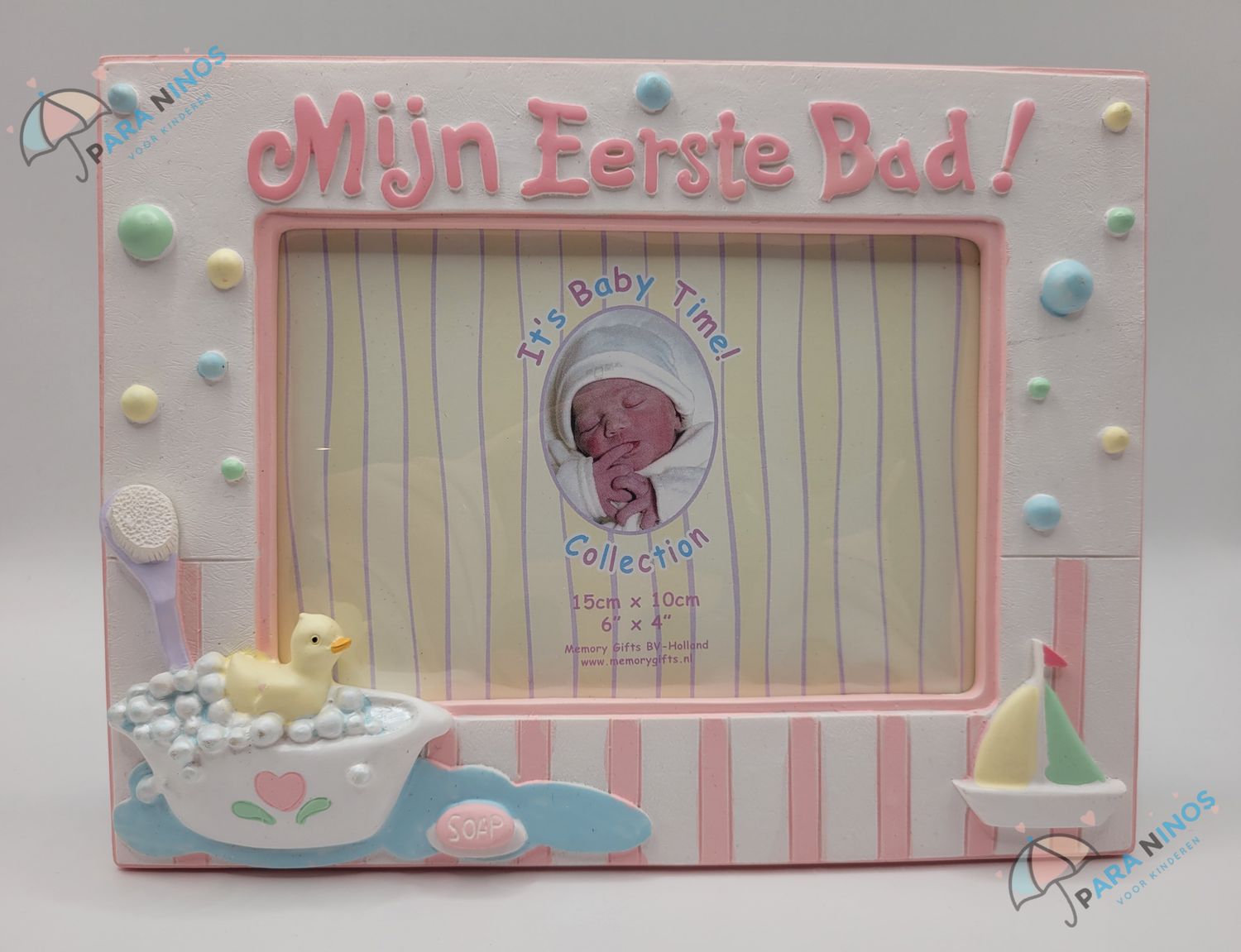 Fotolijst &#39;Mijn Eerste Bad&#39; Roze