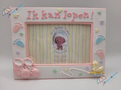 Fotolijst &#39;Ik Kan Lopen&#39; Roze
