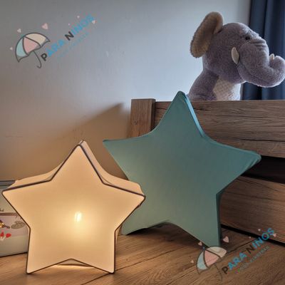Sterren tafellamp Grijs
