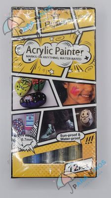 Acrylic Painter 12 st.