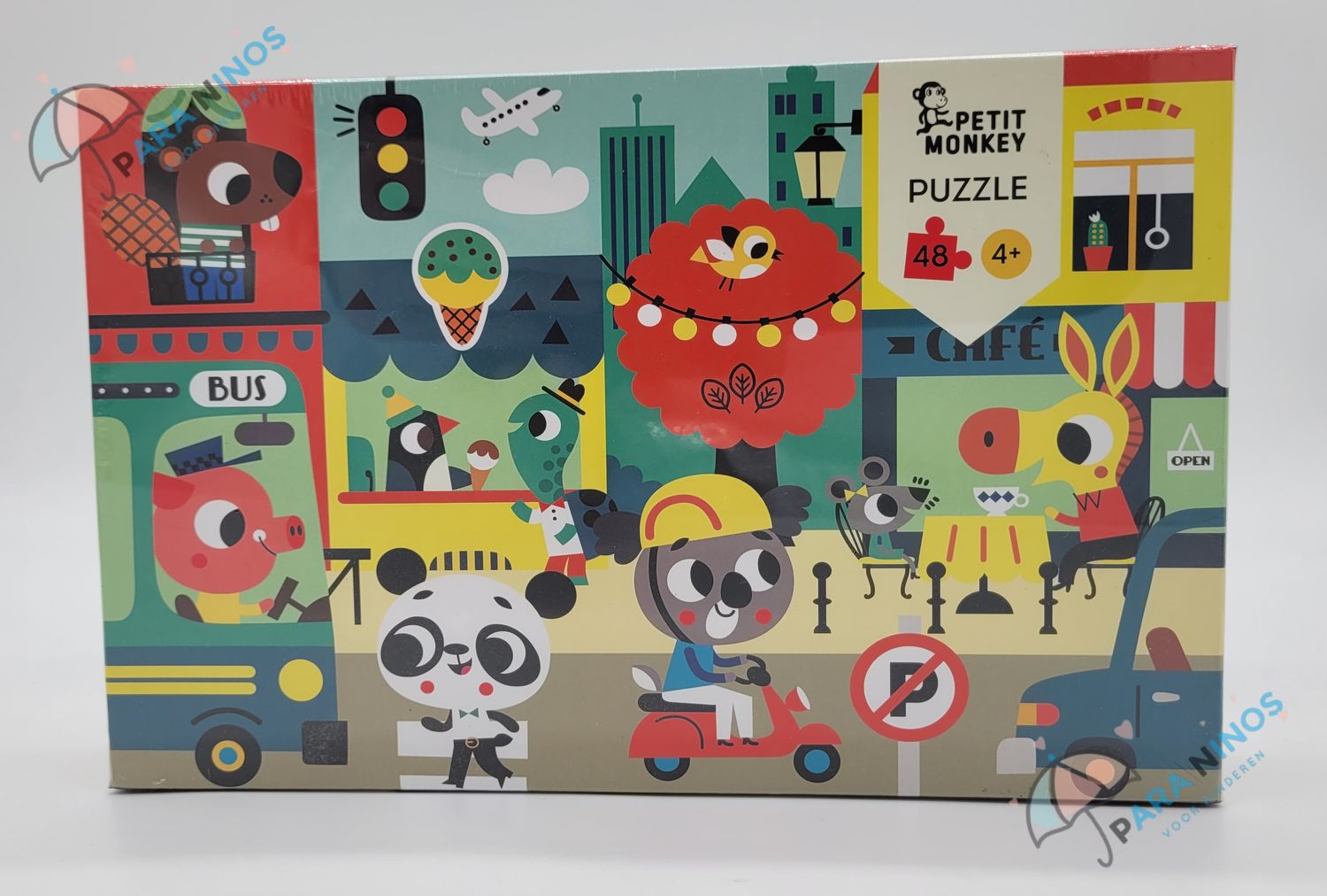 Petite Monkey ´In de Stad´ Puzzel