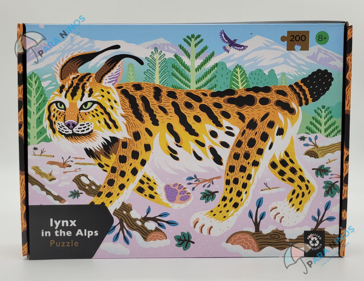 Puzzel Lynx in de Alpen