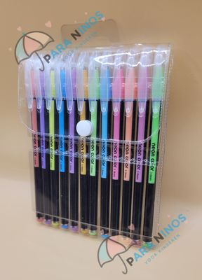 NEON kleuren pennen 12st