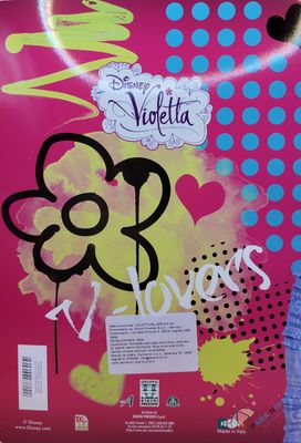 Disney Violetta Lijnschrift Roze