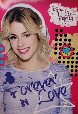 Disney Violetta Lijnschrift Roze