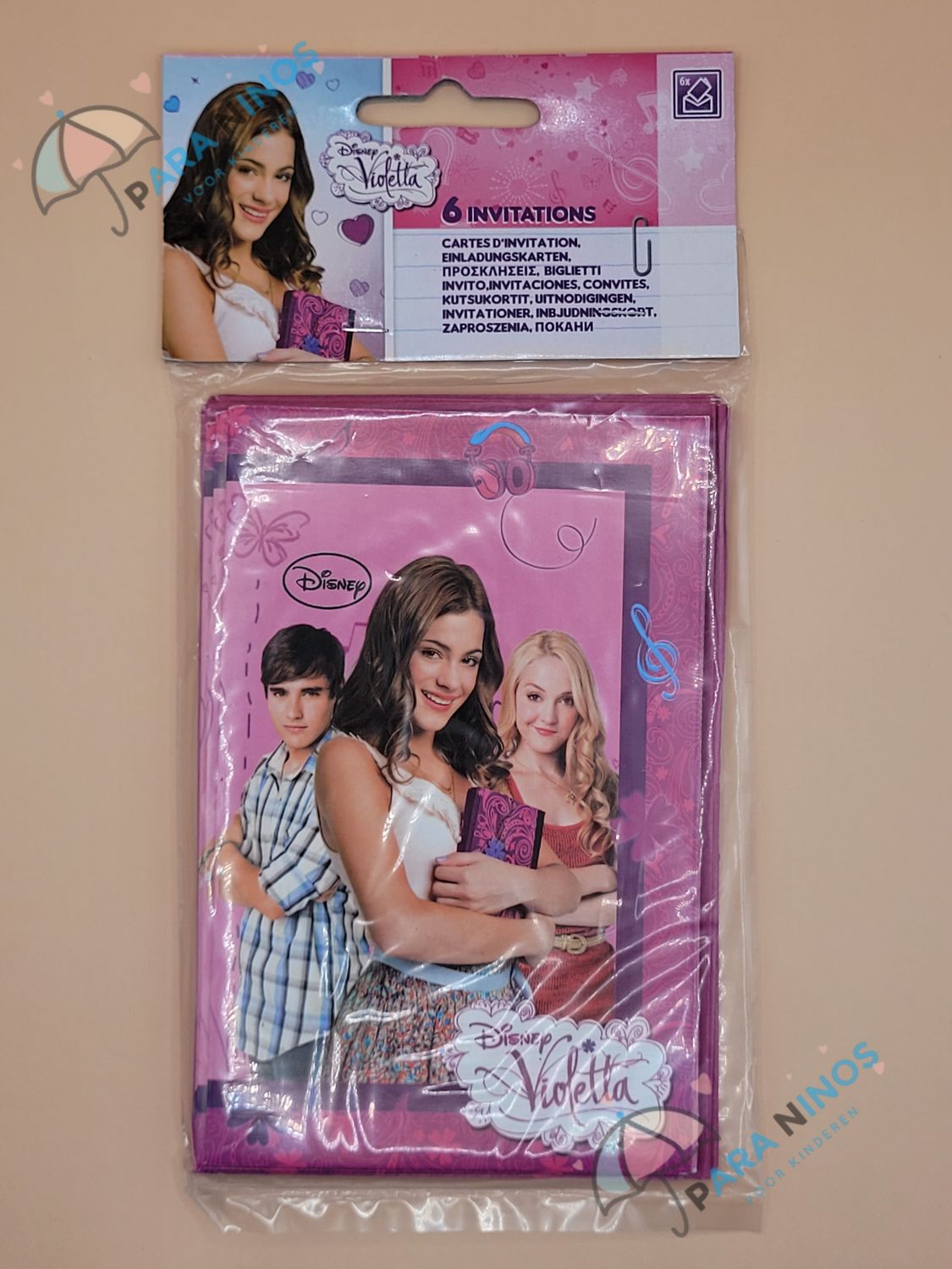Disney Violetta Uitnodiging Kaartjes