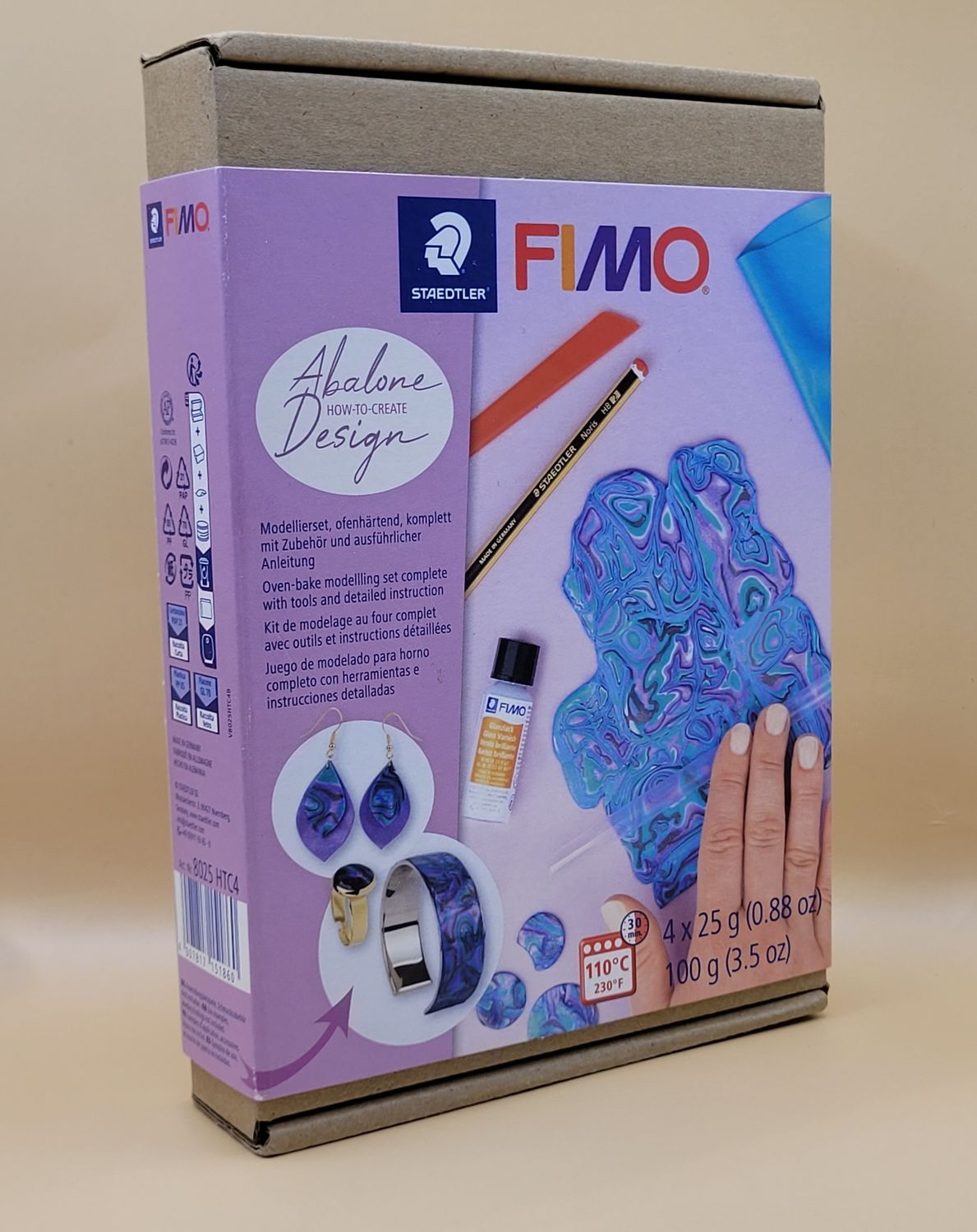 FIMO How-to-create set "Abalone Design"