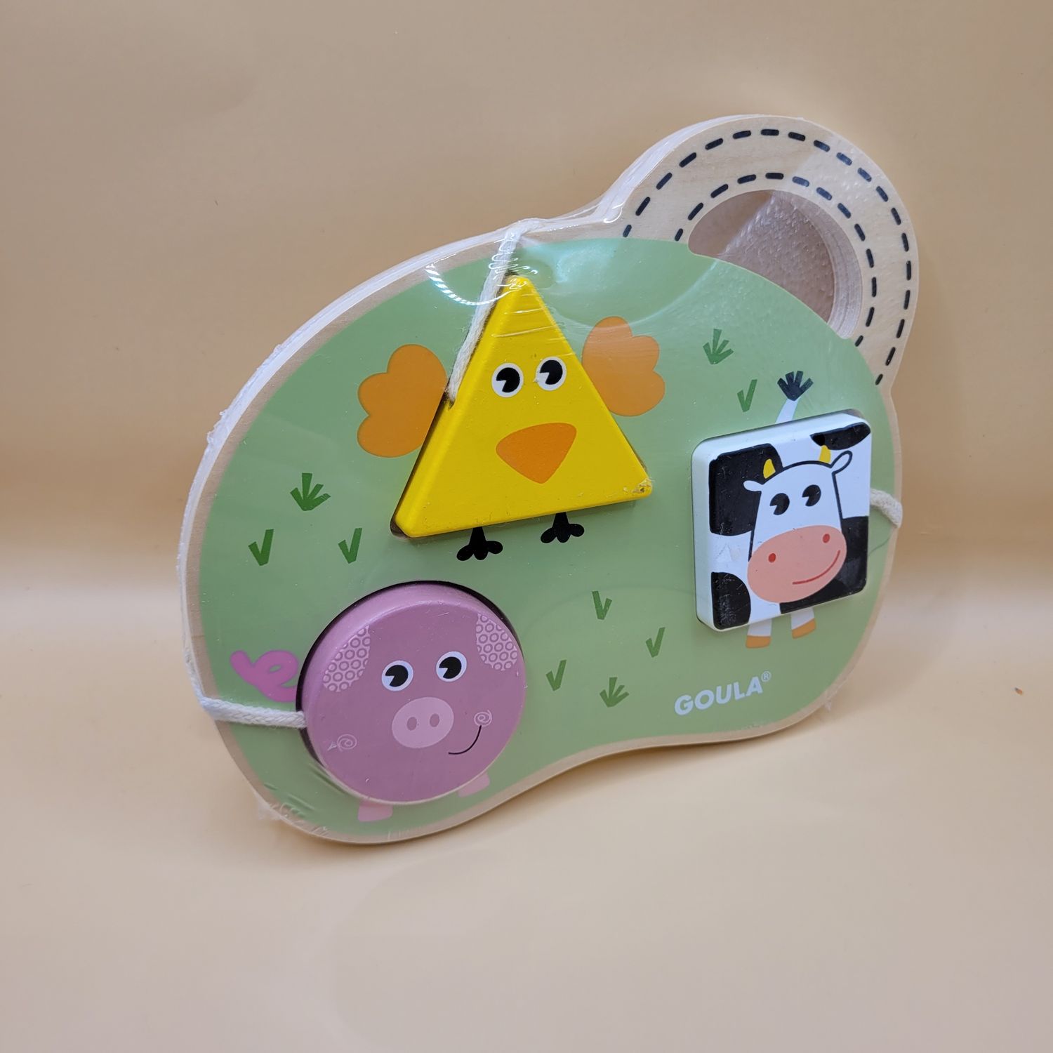 Goula Houten Boerderijdieren Puzzel