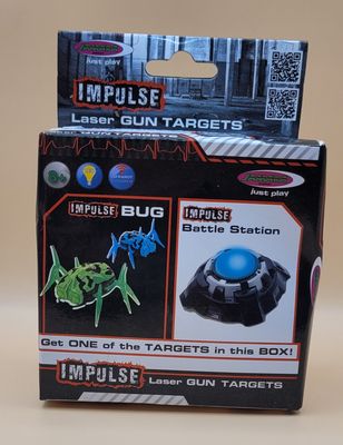 Jamara Impulse Laser Gun Target Battle Station 92 Mm Zwart