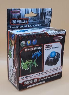 Jamara Impulse Laser Gun Target Battle Station 92 Mm Zwart