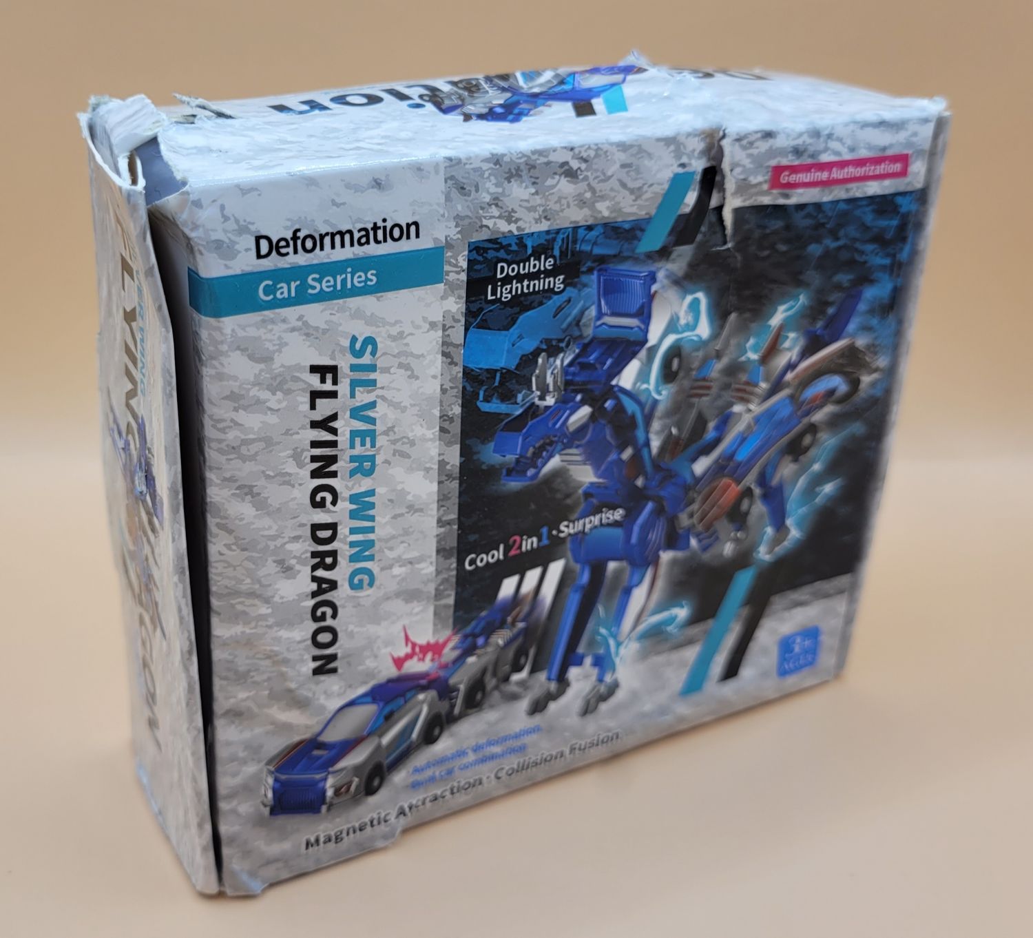 Silver Wing Flying Dragon