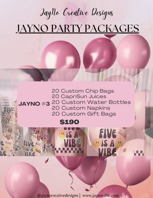 JayNo Custom Party Package - JAYNO #3