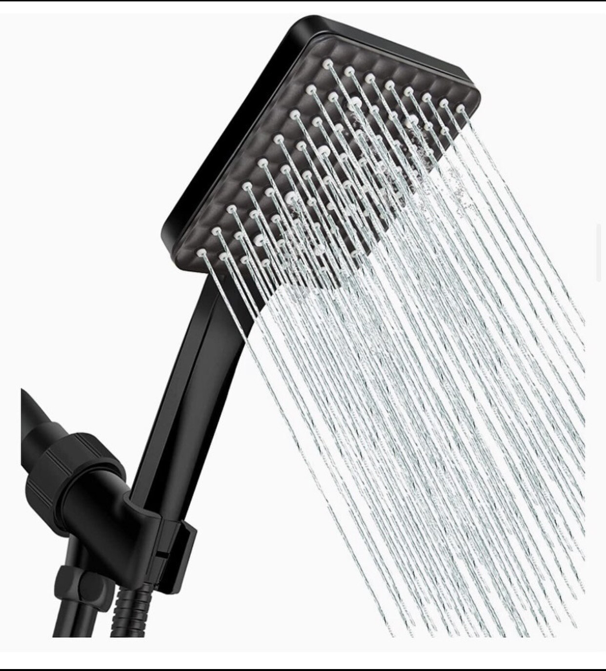 Black Handheld Shower Head