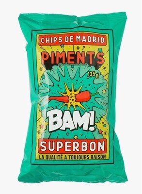Superbon Chips de Madrid-Chili-Chips 135 g