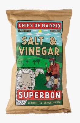 Superbon Chips de Madrid- Essig- und Salzchips 135 g