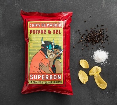 Superbon Chips de Madrid - Salz und Pfeffer 135g.