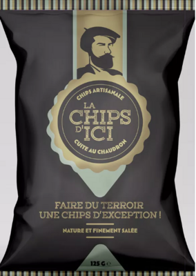La Chips d'Ici mit Salz aus Salies de Béarn