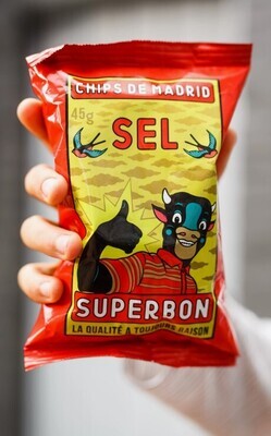 Superbon Chips De Madrid Salz, 45g