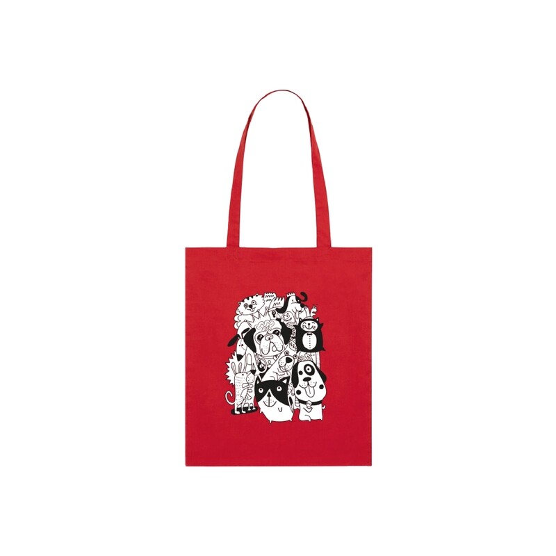 TOTE BAG ROUGE