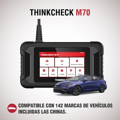 ESCÁNER AUTOMOTRIZ SEMI-PROFESIONAL THINKCHEK M70