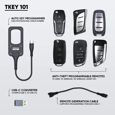 PROGRAMADOR DE LLAVES Y CONTROLES TKEY-101