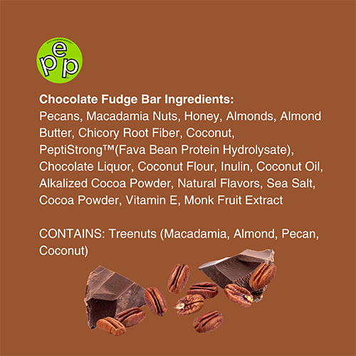 PEP – Plant Energized Peptides™ Chocolate Fudge PEP Bar (Box of 12, $2.99 each)