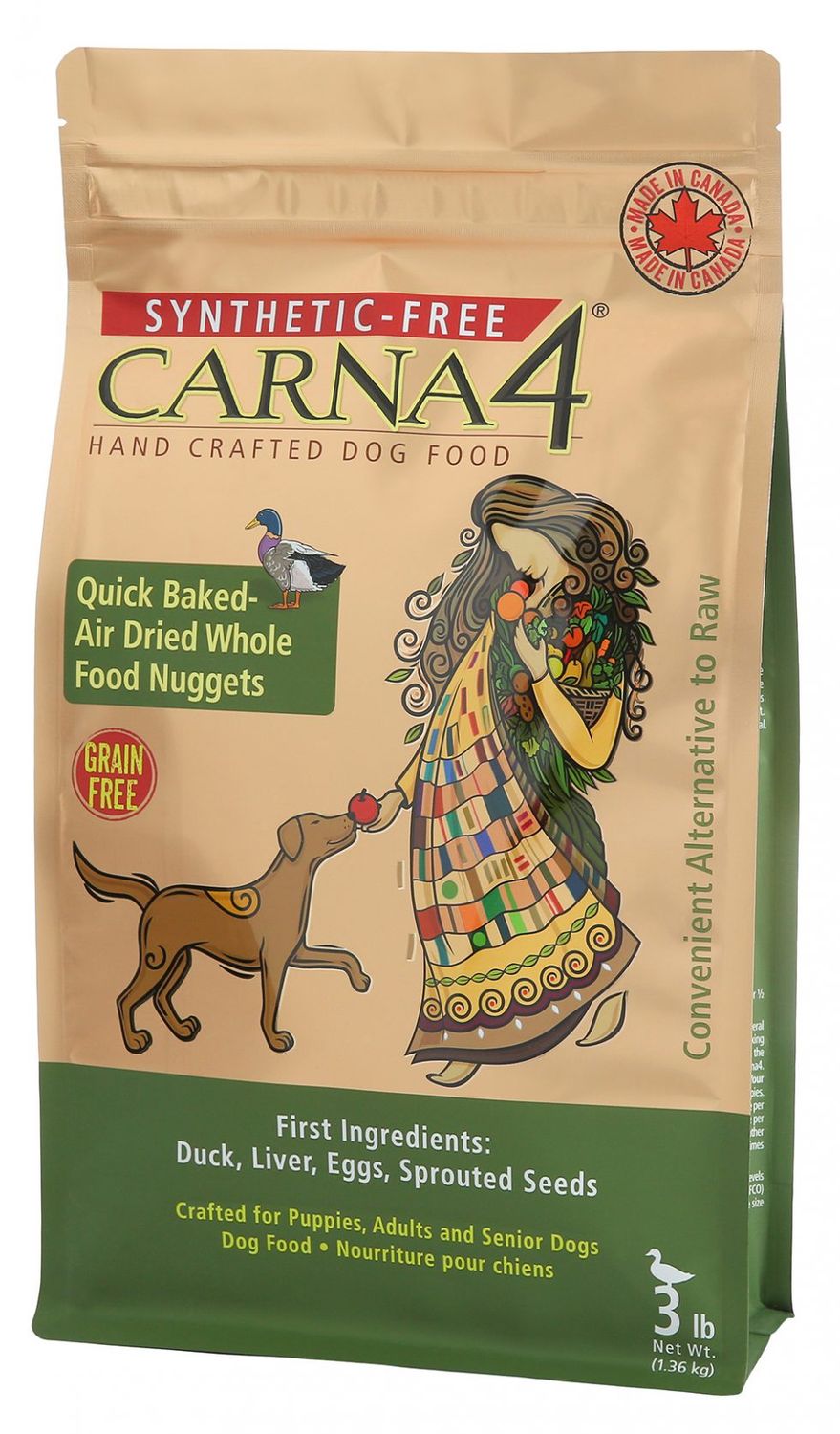 Carna4 - Grain-Free - Duck, Size: 6lb
