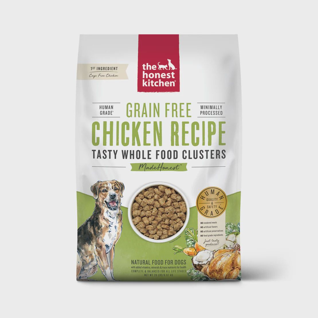The Honest Kitchen Whole Food Clusters - Chicken, Size: 5lb