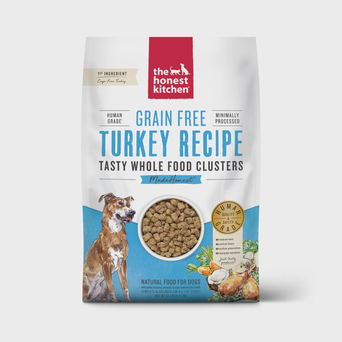 The Honest Kitchen Whole Food Clusters - Turkey, Size: 5lb