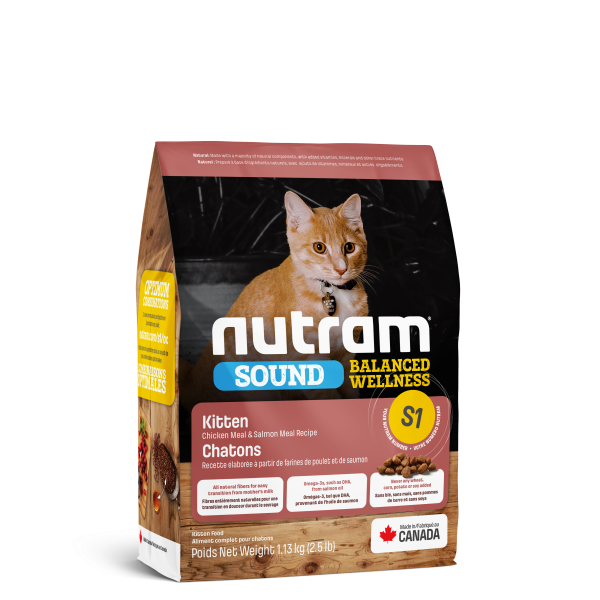 Nutram - S1 Kitten, Size: 2.5lb