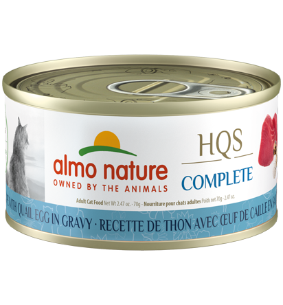Almo Nature - HQS Complete - Tuna with Quail Eggs in Gravy