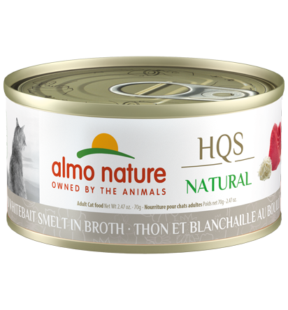 Almo Nature - HQS Natural - Tuna &amp; Whitebait Smelt in Broth