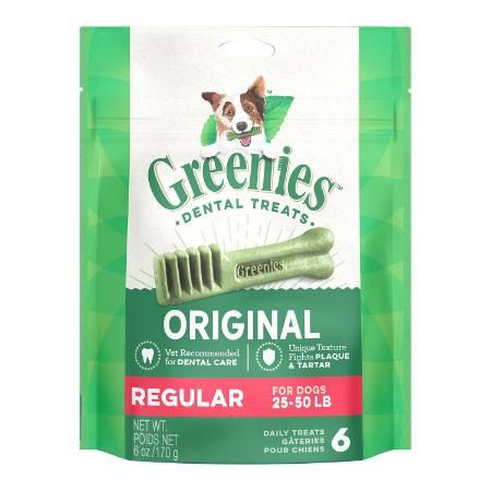 Greenies - Regular Dental Treats, Size: 6oz