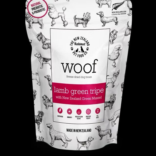 New Zealand Pet Food Co. - Woof -  Lamb Green Tripe