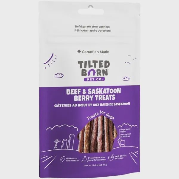 Tilted Barn -  Beef &amp; Saskatoon Berry Treats