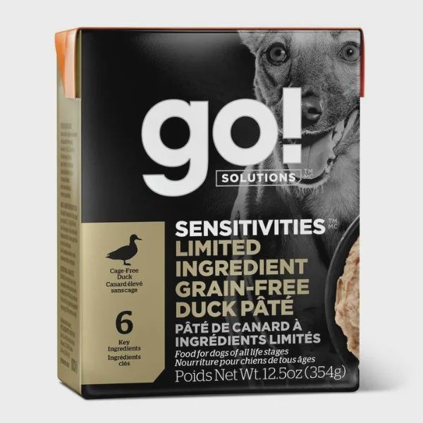 GO! Tetra Pack - Sensitivities - Grain-Free Duck Pate